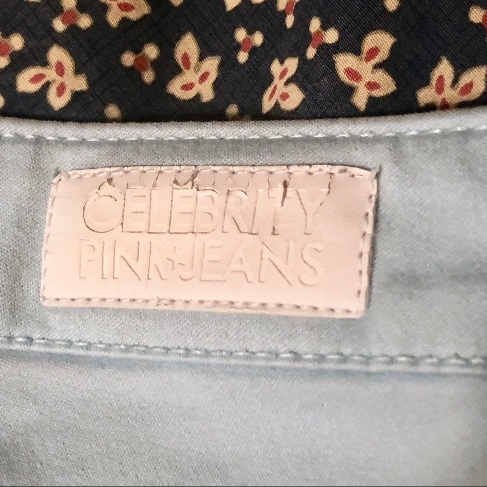 👖 Celeb Pink Aquamarine Blue Skinny Jeans ⭐️ - Picture 4 of 4